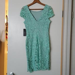 NWT Lulu's Mint Green Cap Sleeve Dress